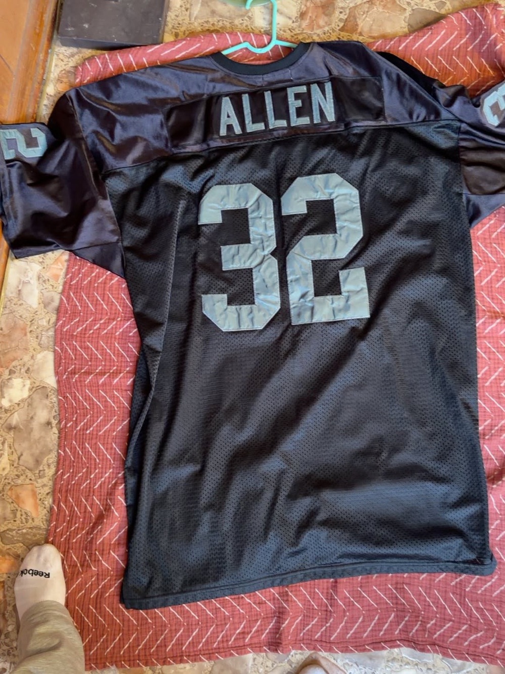Allen #32 Black Men's Football Jersey